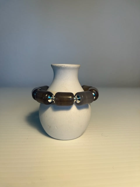 Labradorite Barrel Bracelet