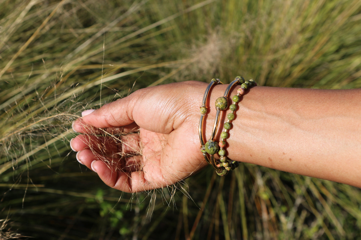 Unakite Banglet