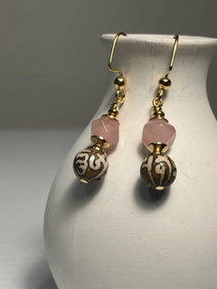 Rose Prayer Earrings