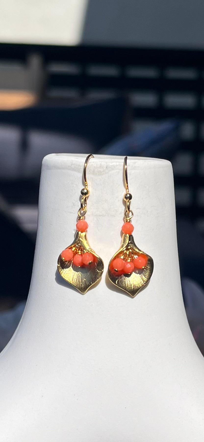 Lilypad Earrings