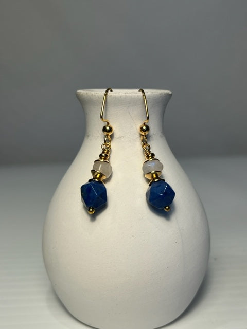 Crystal Blue Earrings